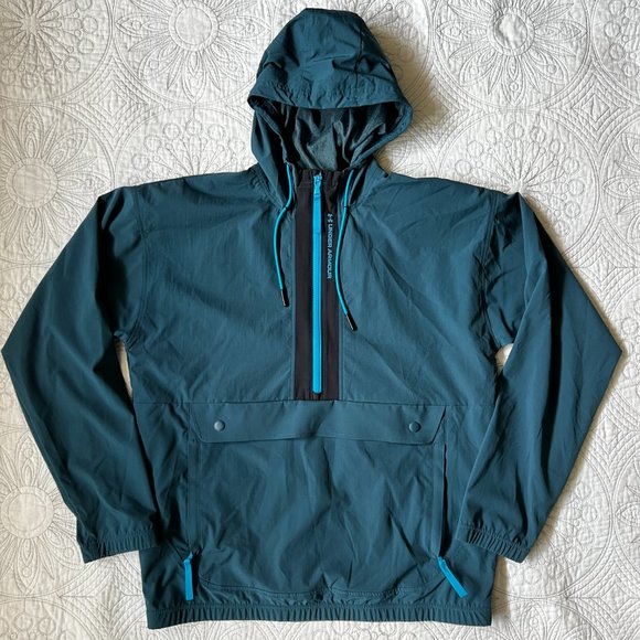 Under Armour UA RUSH Athlete Recovery Celliant Pullover Woven Hooded Popover - Picture 1 of 10